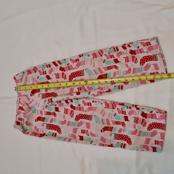 Carter's holiday pajama bottoms Sz 5 - Picture 4 of 5